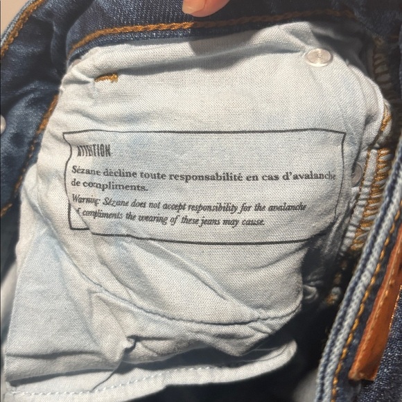 SEZANE straight leg embroidered jeans - Picture 8 of 8